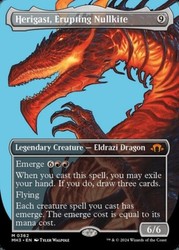 Herigast, Erupting Nullkite (Borderless) Foil - Modern Horizons 3 - MTG Mythic