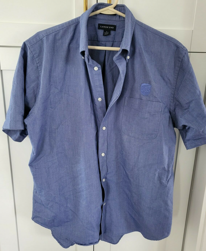 UPS Uniform Mens L 16-16.5 Lands End 