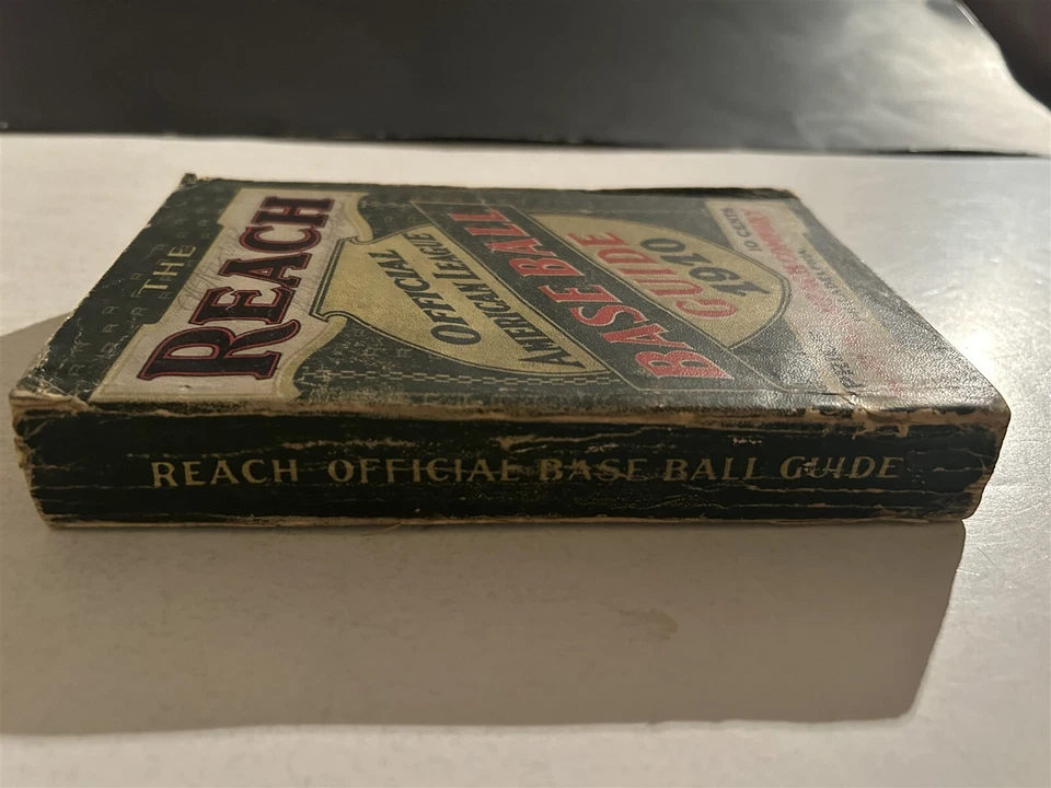 Altavoz Reach Baseball Guide 1910 CY YOUNG NapLAJOIE TY Cobb Walter Johnson Tris Foto 2 de 4
