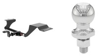 Curt Trailer Hitch Tow Package 1-14in Receiver 1-78in Ball Mount 110733 40161