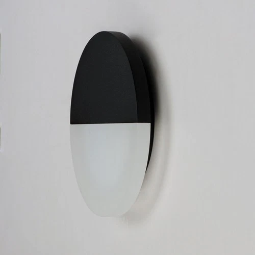 Black LED Outdoor Wall Sconce from the Alumilux Glow Collection - Picture 4 of 7