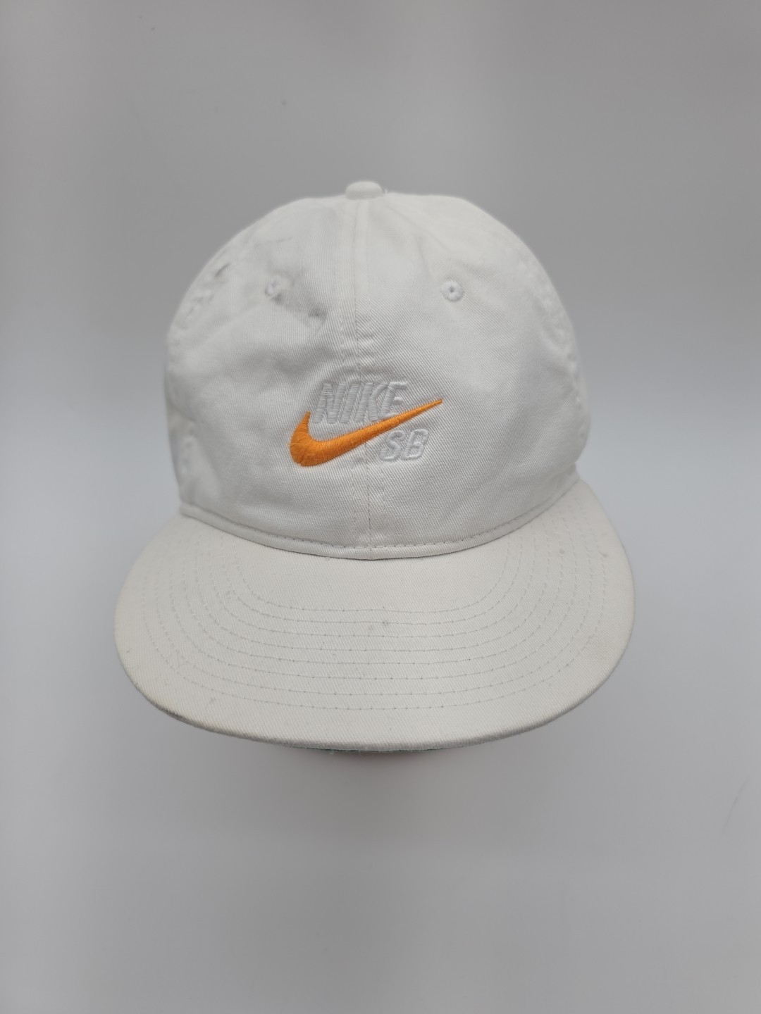 Nike SB Hat Cap Mens Snapback OS White Embroidered Swoosh