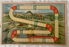 Spielunterlage f&uuml;r das  W&uuml;rfelspiel Autorennen N&uuml;rburgring mit Spielanleitung
