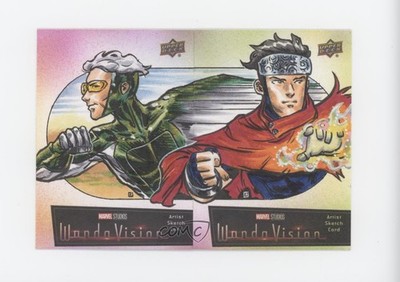 2022 Marvel Studios' WandaVision Peejay Catacutan #SKT2 Auto Sketch 0g4