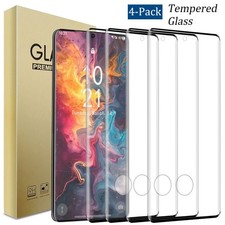 4-Pack For Samsung Galaxy S21/ FE/S21 /S21 Ultra Tempered Glass Screen Protector