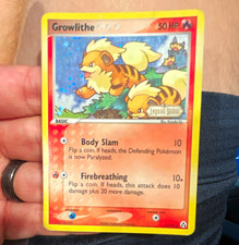 Nintendo Pokemon TCG Growlithe 55/92 EX Legend Maker Reverse Holo Eng 2006 on eBay