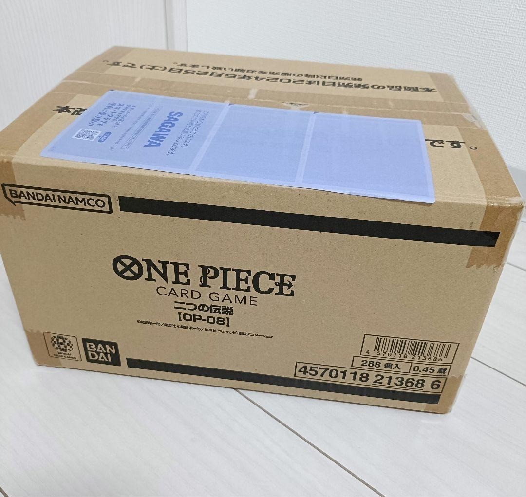 op08 two legends booster box One Piece Trading Card Game OP-08 Booster Box Two Legends Japanese Sealed main image 1