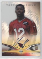 2014 Topps Platinum Auto Rookie Refractor John Brown #70 Auto 12eq