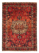 Traditional Vintage Hand-Knotted Oriental Carpet 4'10" x 6'9" Wool Area Rug