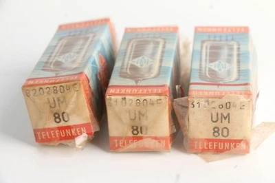 One NOS Telefunken UM80 19BR5 magic eye indicator tube - Image 1 of 4