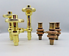 #SE322# Kerzenständer Stecksystem Nagel Quist Holz Messing *Rarität*