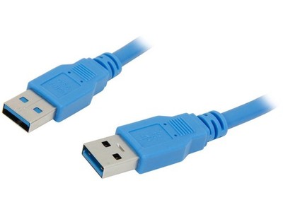 StarTech.com USB3SAA6 6 ft. Blue SuperSpeed USB 3.0 Cable A to A