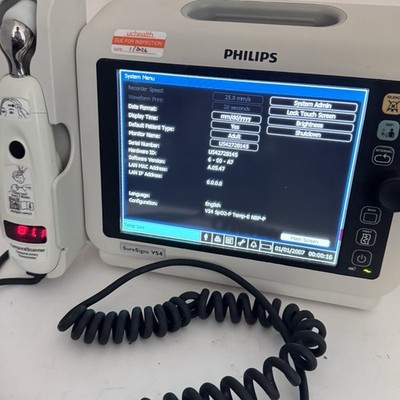 Philips SureSigns VS4 Portable Vital Signs Patient Monitor