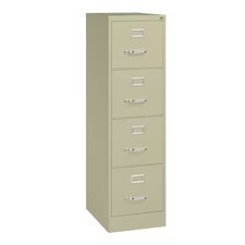 Hirsh 17891 15" W 4 Drawer Vertical File Cabinet, Putty, Letter