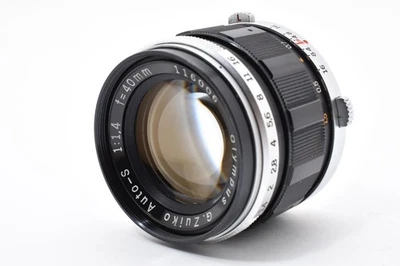 ▶️[Presque comme neuf] Objectif Olympus G.Zuiko Auto-S 40 mm f1,4 pour stylo ... - Photo 1/4