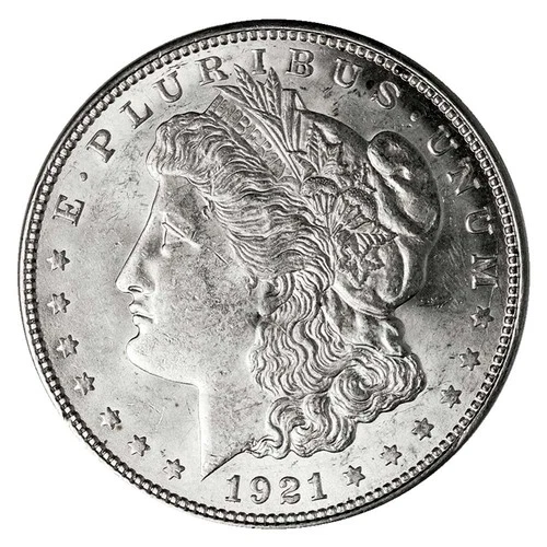 1921 P D or S $1 Morgan Silver Dollar About Uncirculated AU
