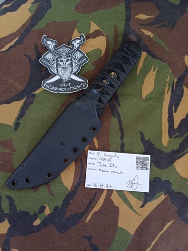 Brt Bladeworks Oregonto Knife, Cpm 3v, Brt Bladeworks, Tanto - Picture 2 of 8