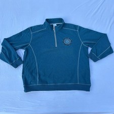 Crazy Shirts Hawaii Original Blue Pullover Sweatshirt Sun Graphic Men's Large