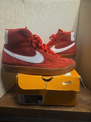 Nike Mens Blazer Mid 77 CI1172-600 Red Casual Shoes Sneakers Size 9.5