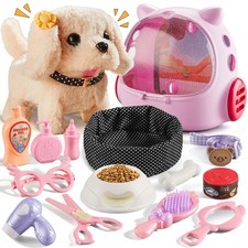 16 Pcs Robot Dog Toys for Girls, Toys for 3 4 5 6 7 8 Year Old Girls Kids Boy...