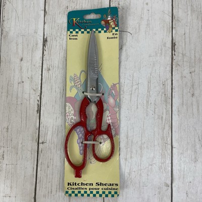 Vintage 8'' Cast Iron Kitchen Shears - Encore - Brand New