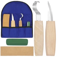 5pcs Wood Carving Knife Assortment Kit Wood Carving Knives Tools Set Includes...