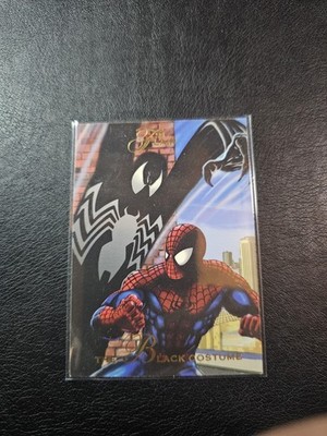Fleer Flair Marvel 1994 Spider-Man #48 The Black Costume Saga Trading Card
