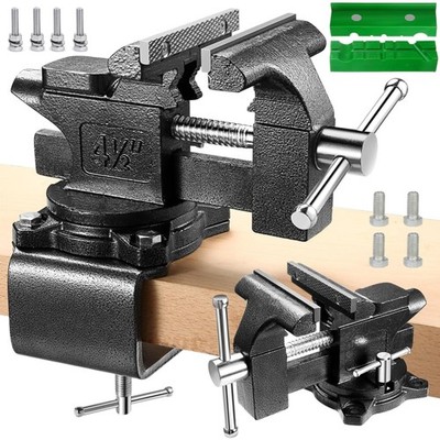 Schraubstock Tischschraubstock 270° drehbar 110 mm Spannweite Hochleistungs