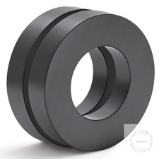 Large Magnet Grade 10 Big Magnets Heavy Duty, OD60 x ID32 x 10mm Strong Round