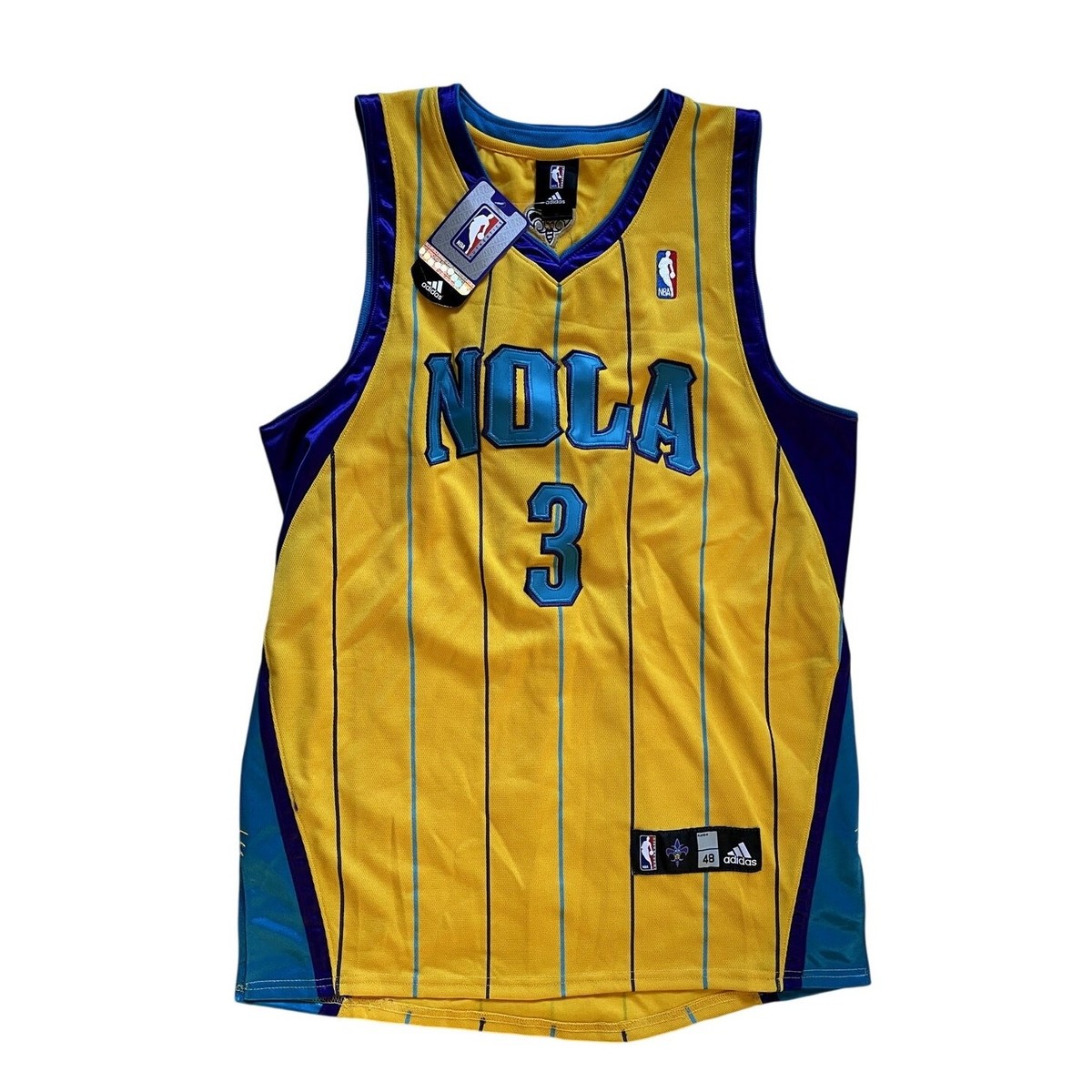 NOLA NBA Adidas Chris Paul New Orleans / Charlotte Hornets Jersey