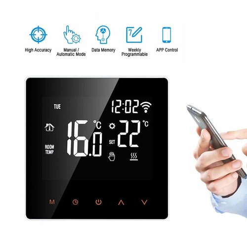 WiFi Smart Thermostat Water/Heating/Gas Boiler Remote Controller For Alexa Tuya - Picture 4 of 13