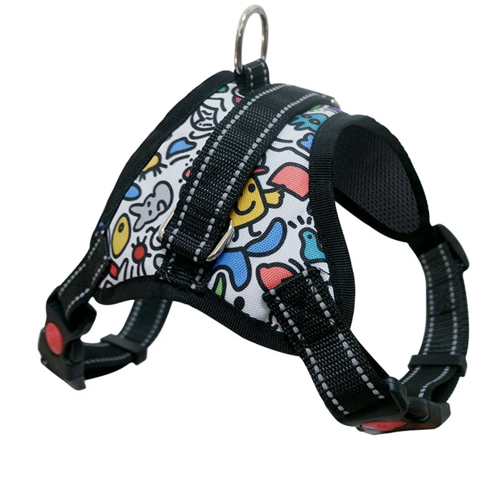 Dog Harness Adjustable Reflective Safe Breathable Pet Walking Vest Dog Harness Adjustable Reflective Safe Breathable Pet Walking Vest