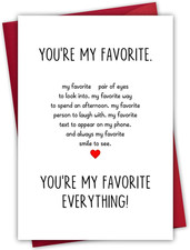 Valentines Day Gifts for Him Her, Valentine's Day Card for Husband Wife Boyfrien