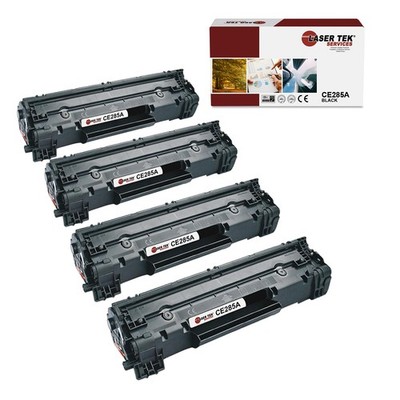 4Pk LTS 85A CE285A Black Compatible for HP LaserJet P1102, M1212 MFP Toner