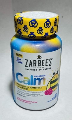 Zarbee's Children's Calm Gummy Supports Calm Mind and Body 30 Count Exp 9/26