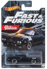 Hot Wheels Entertainment 1/64 '71 Plymouth GTX Fast & Furious GRP57