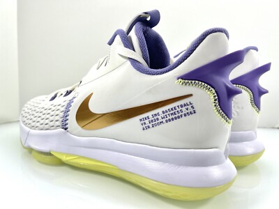 NIKE LEBRON WITNESS V 5 SUMMIT WHITE METALLIC BRONZE LAKERS