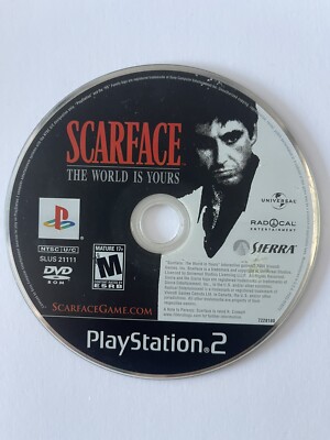 Playstation 2 Game Lot of 3 PS2 Games -Street Fighter-Dark Cloud- Scarface