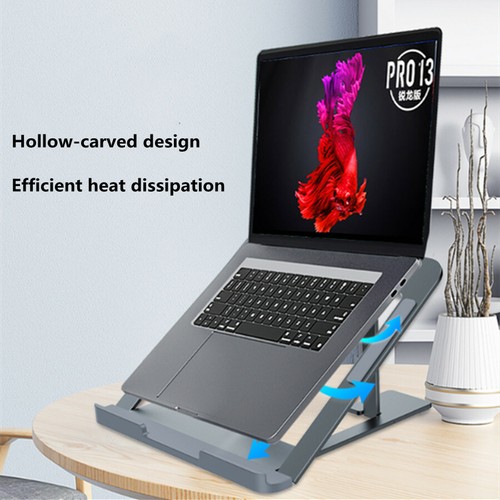 Lenovo Aluminum Alloy Cooling Adjustable Stand Holder For Laptop 10"-15.6" - Picture 3 of 13