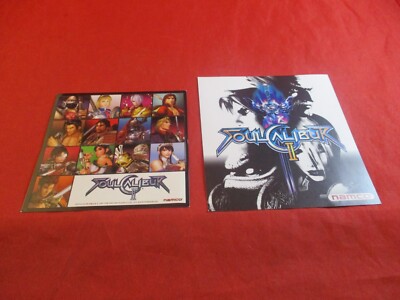 Soul Calibur II Namco E3 Promotional Pre-Release Flyer & Sticker Sheet 