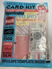 PaperCrafter Magazine Docrafts Card Kit Issue 174 Stamps Cardmaking SEALED