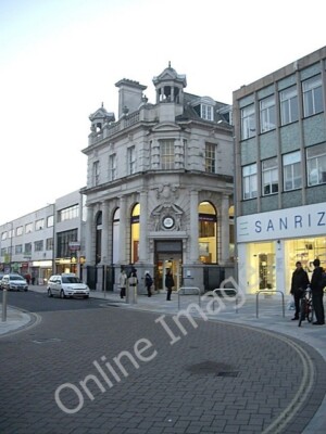 Foto 6x4 HSBC Bank, High Street Southampton Ein historisches Gebäude, gerade insi c2010