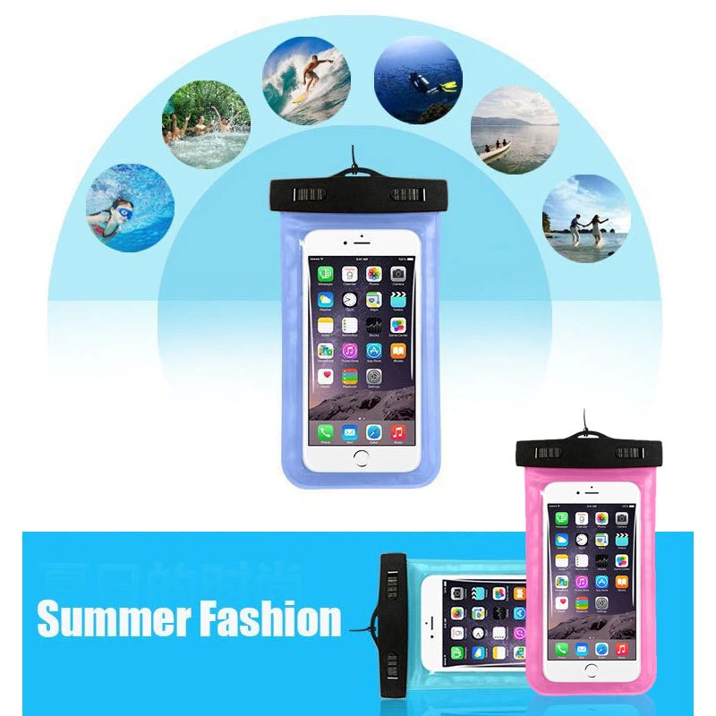 Waterproof Pouch Bag Underwater Dry Case Cover For iPhone 14 13 12 11 Pro XR X 8 - Image 2 of 4