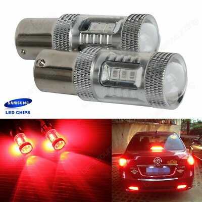 Ampoules LED 1157 BAY15D Yifengshun - 2 Pièces Blanc 500LM, 12V Pour Feux Recul Et Position | Compatible Voiture, Camion, SUV