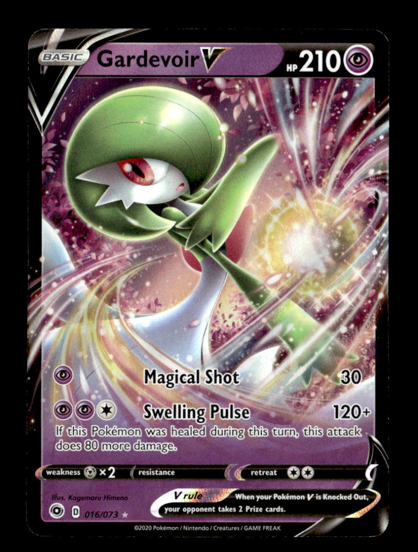 Gardevoir V Champion's Path #16/73 LP Pokemon Ultra Rare