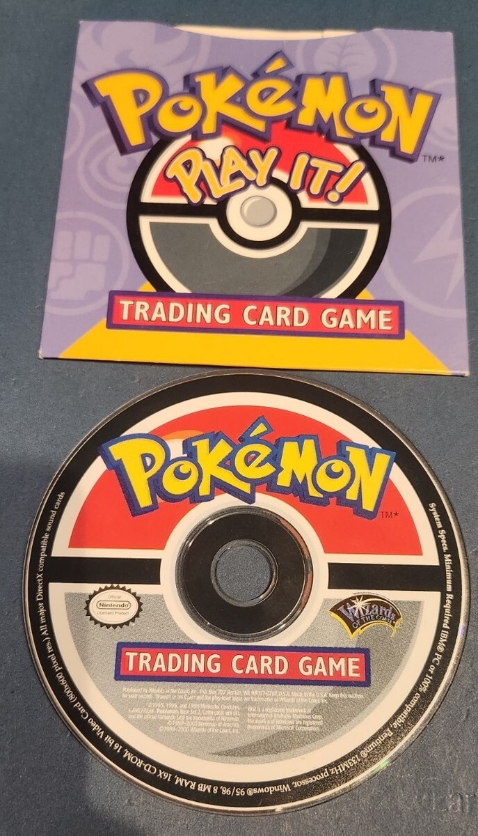 Pokmon Play It! Trading Card Game PC CD-Rom Win 95 98 TESTED | eBay