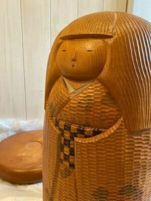 kokeshi 井口悟 Satoru Iguchi 【椿 】BIG KOKESHI 12kg 45cm !! | eBay