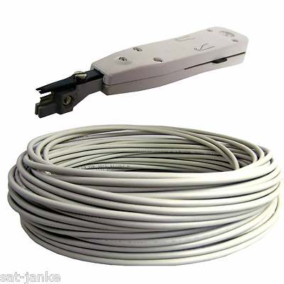 25m Cat6 UTP Verlegekabel Netzwerk Kabel LAN ungeschirmt  Cat6 5 5e Gigabit 
