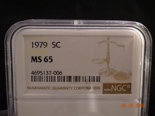 1979 Jefferson Nickel, NGC MS65 