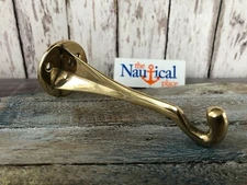 Solid Brass Ship Lantern Hanger - Wall Mounted Hook - Nautical Oil Lamps - Ship 